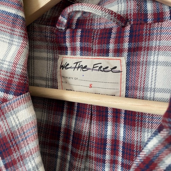 NWOT Free People Alessandra Plaid Cropped Blazer - Picture 5 of 5